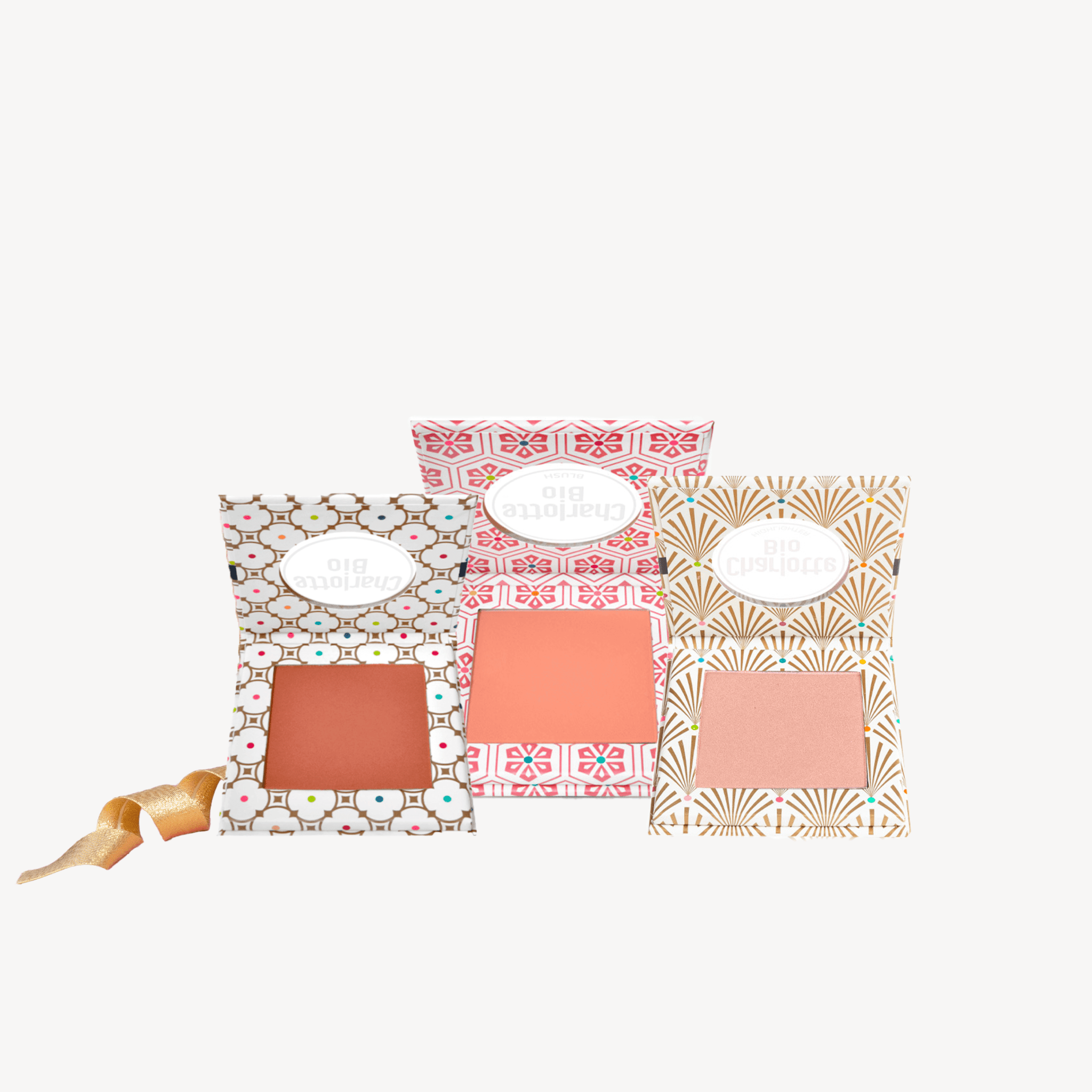 Trio blush, bronzer et highlighter → Bio • Mini prix • 41,90