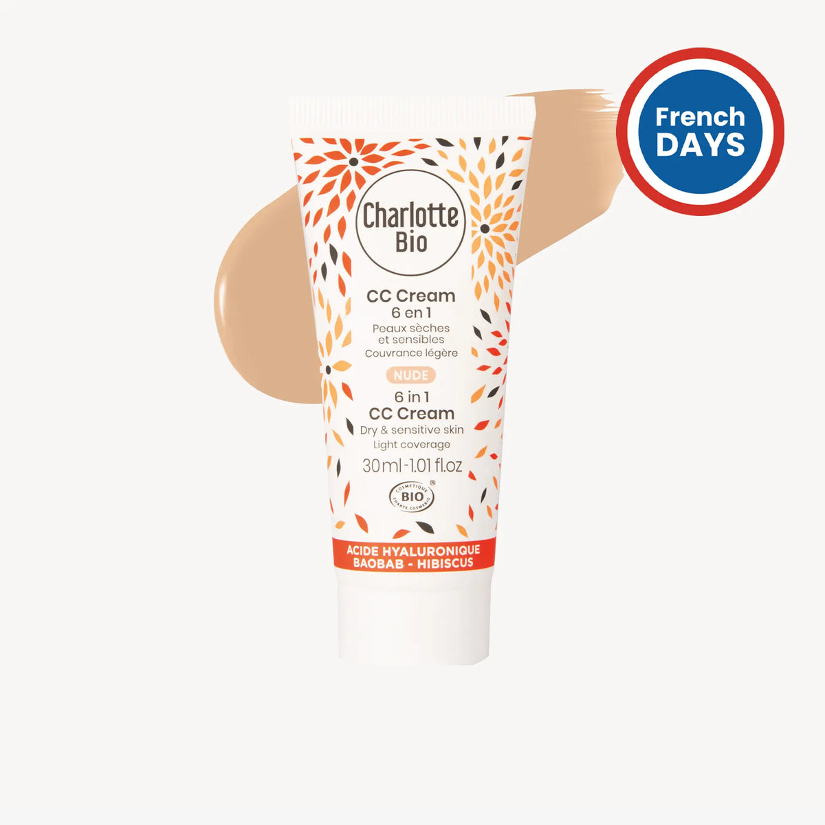 CC crème BIO Nude - Peaux médiums