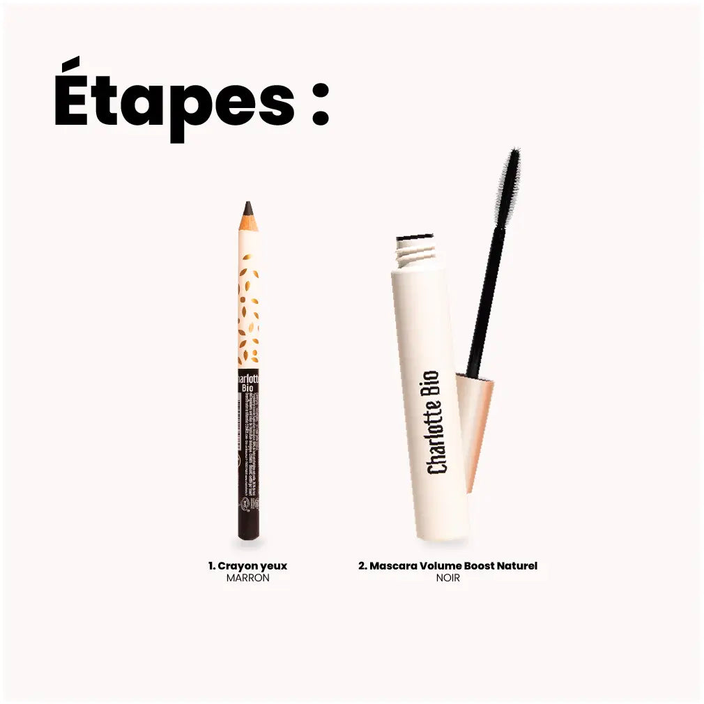Duo crayon yeux et mascara noir