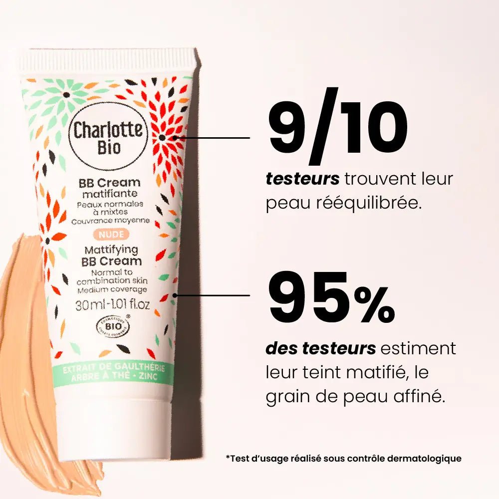 3701399702328 - BB crème BIO Nude - peaux médiums - Charlotte Bio