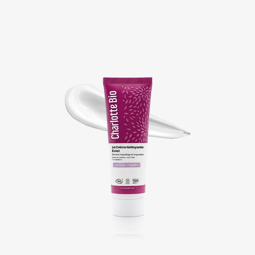 3701399707460-Crème nettoyante visage éclat bio - Charlotte Bio