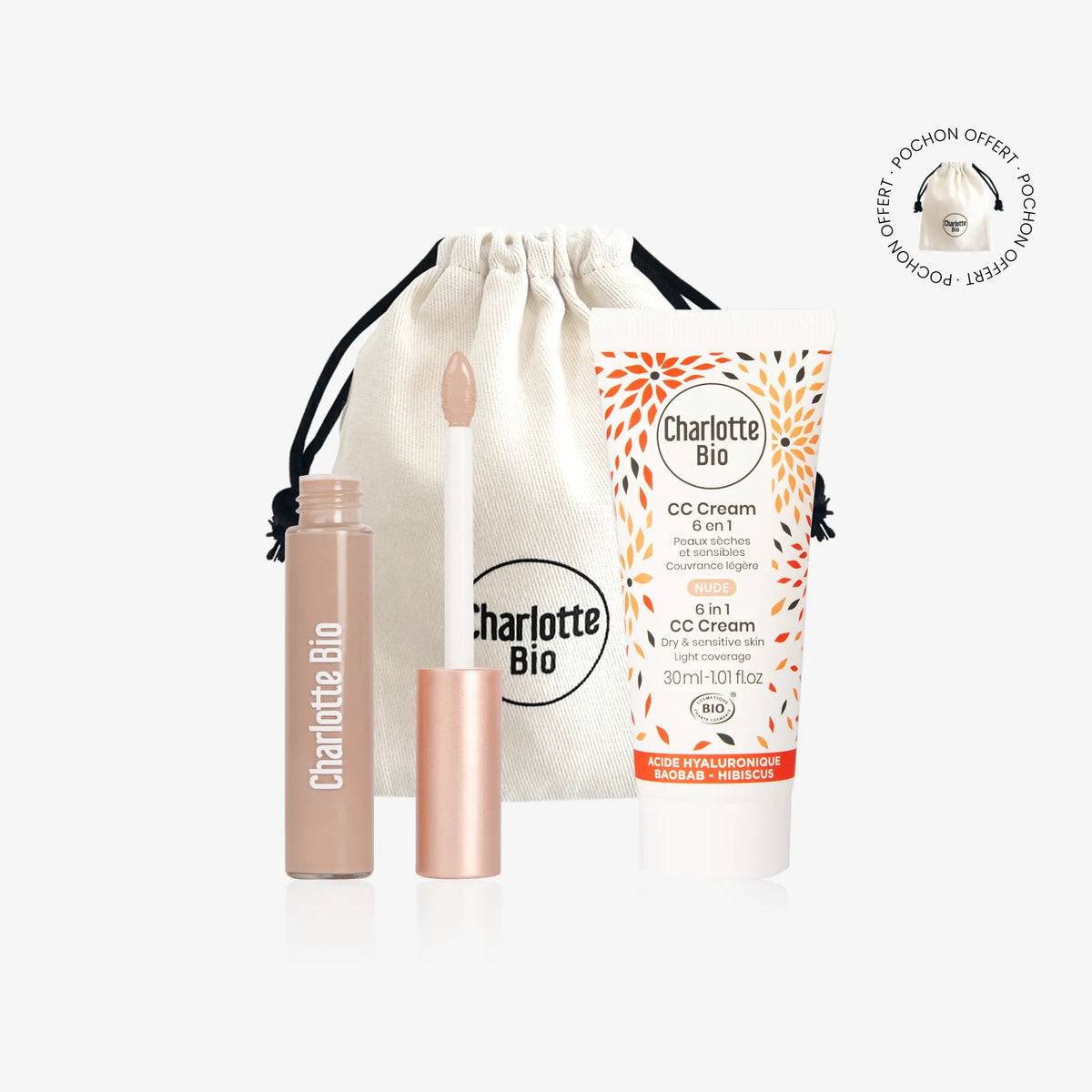 2026-11 - Duo CC Crème et correcteur anti - cernes - Charlotte Bio