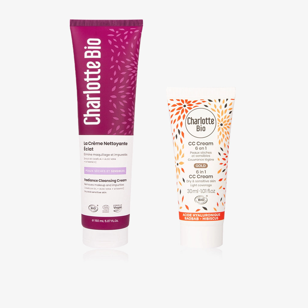 2026-20-3-Duo CC Crème et crème nettoyante éclat - Charlotte Bio