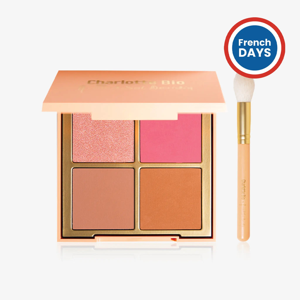 PINC-PAL-BONMIN - Duo la palette bonne mine + le pinceau - Charlotte Bio