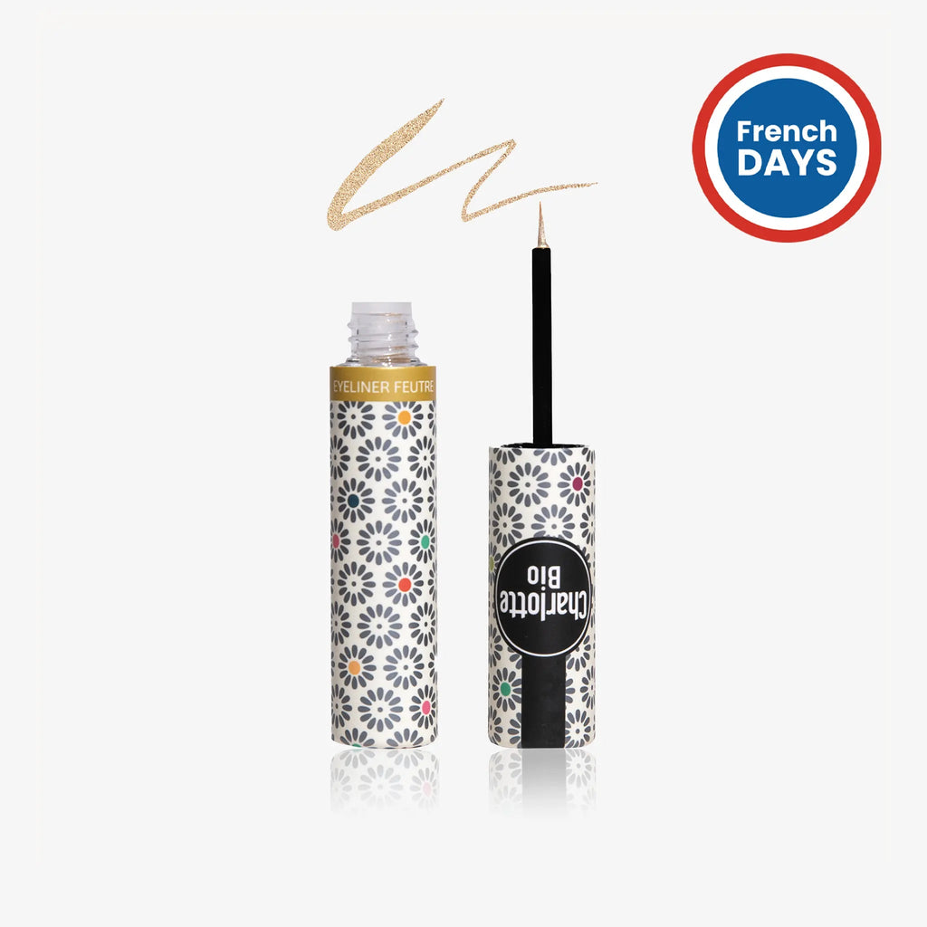 3701399703233 - Eyeliner pinceau pailleté BIO - Charlotte Bio