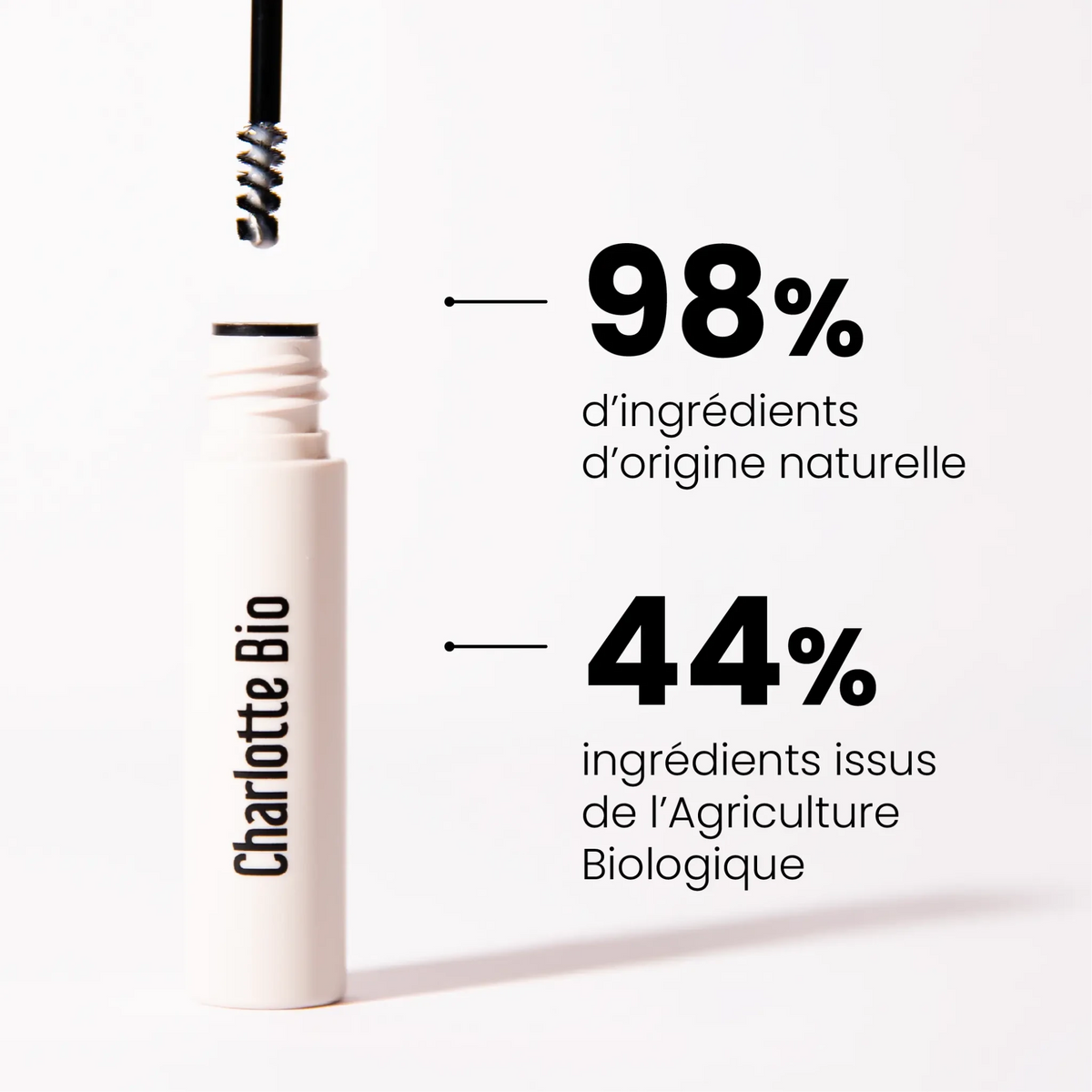 3701399707170 - Gel à sourcils transparent - Charlotte Bio