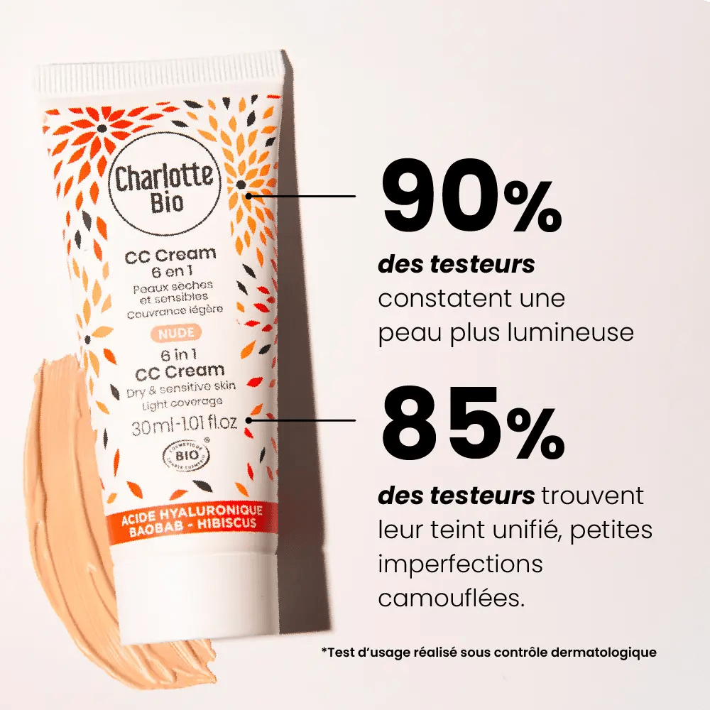 3701399702304 - La CC crème BIO Gold - Peaux médiums à foncées - Charlotte Bio