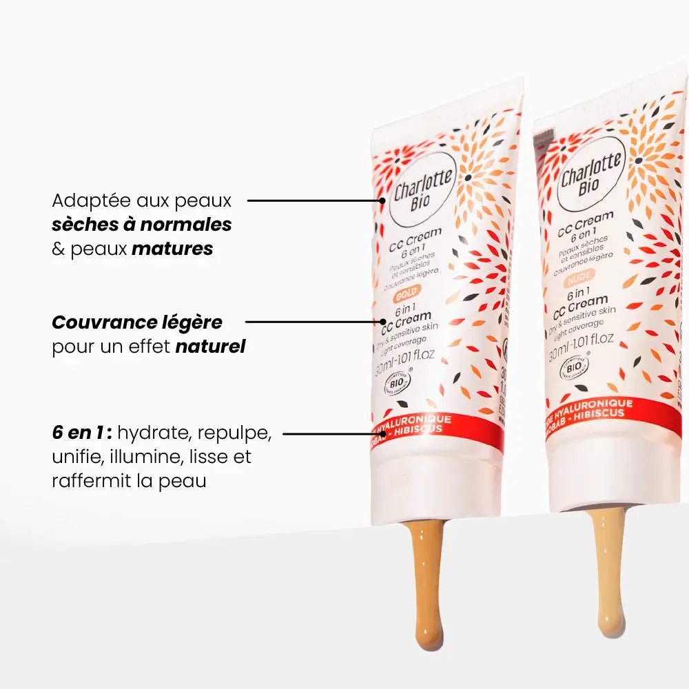 3701399702281 - La CC crème BIO Light - Peaux claires - Charlotte Bio