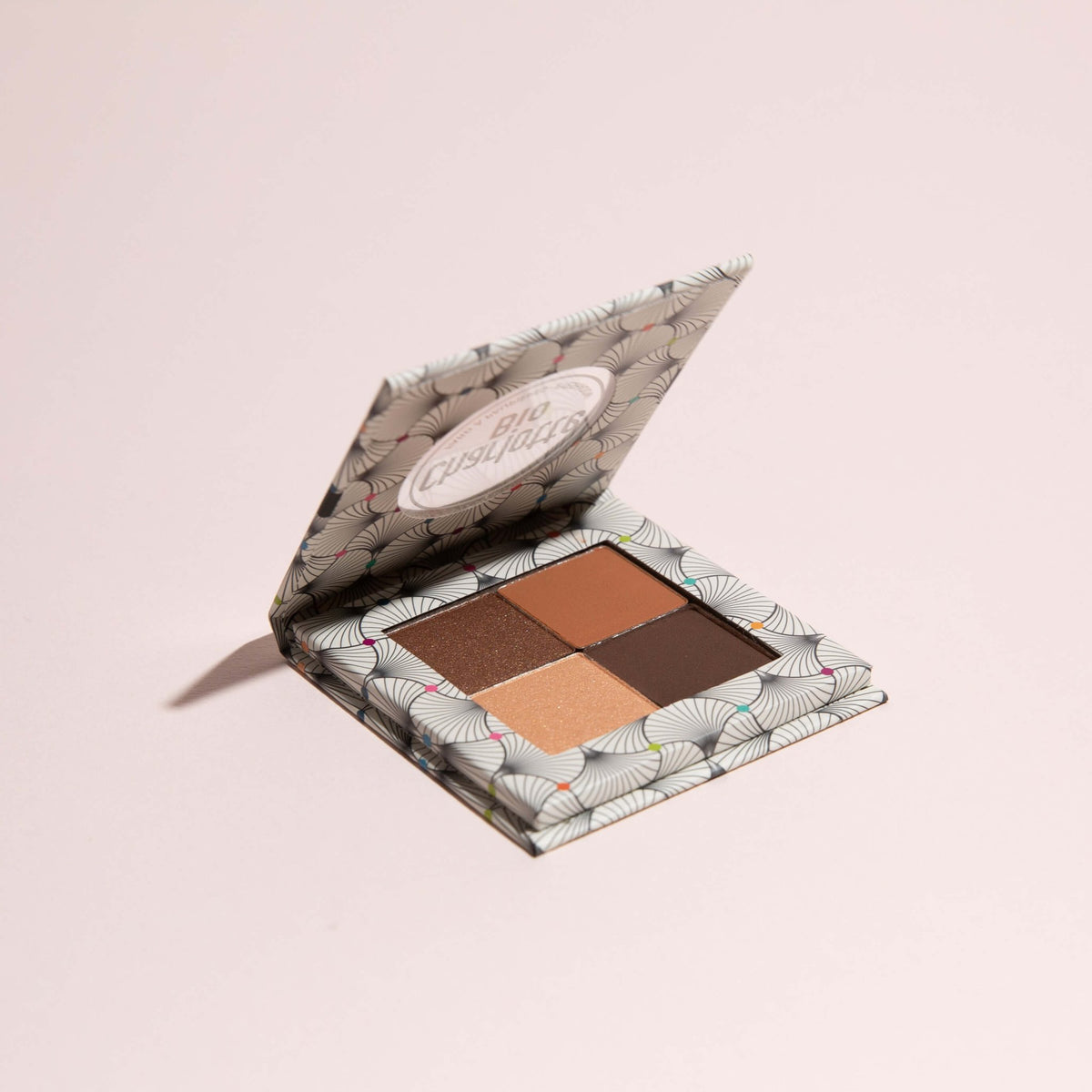 3701399704445-La palette de 4 fards à paupières BIO - Nude Brun - Charlotte Bio