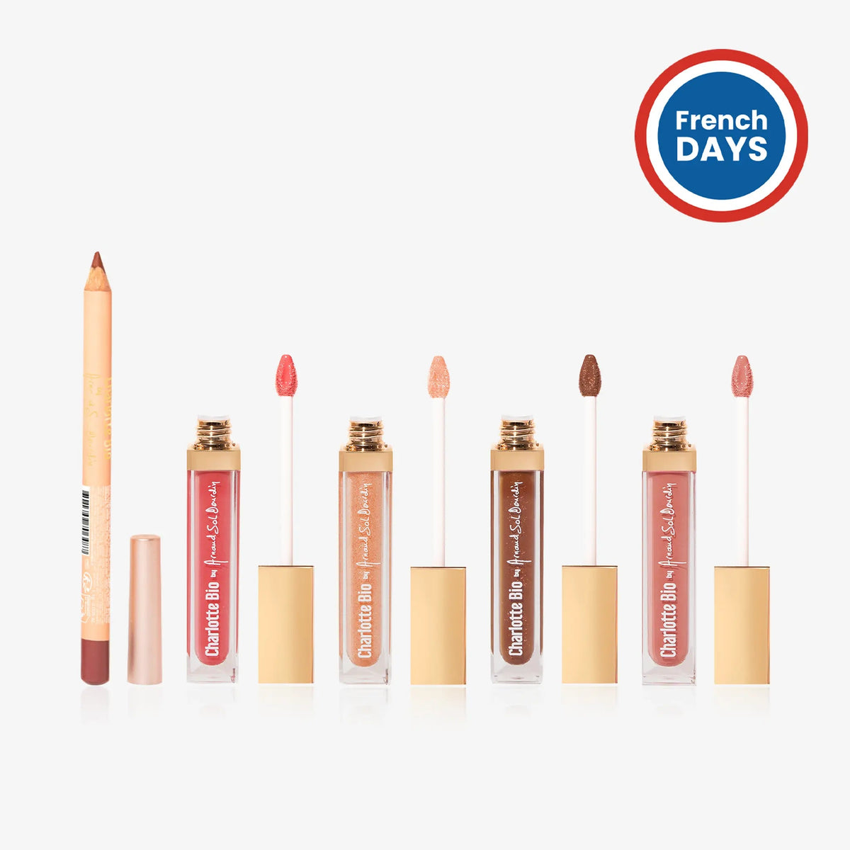 ASD17 - Pack 4 lips glow - Charlotte Bio