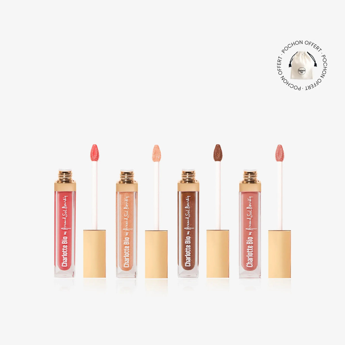 ASD17 - Pack 4 lips glow + crayon - Charlotte Bio