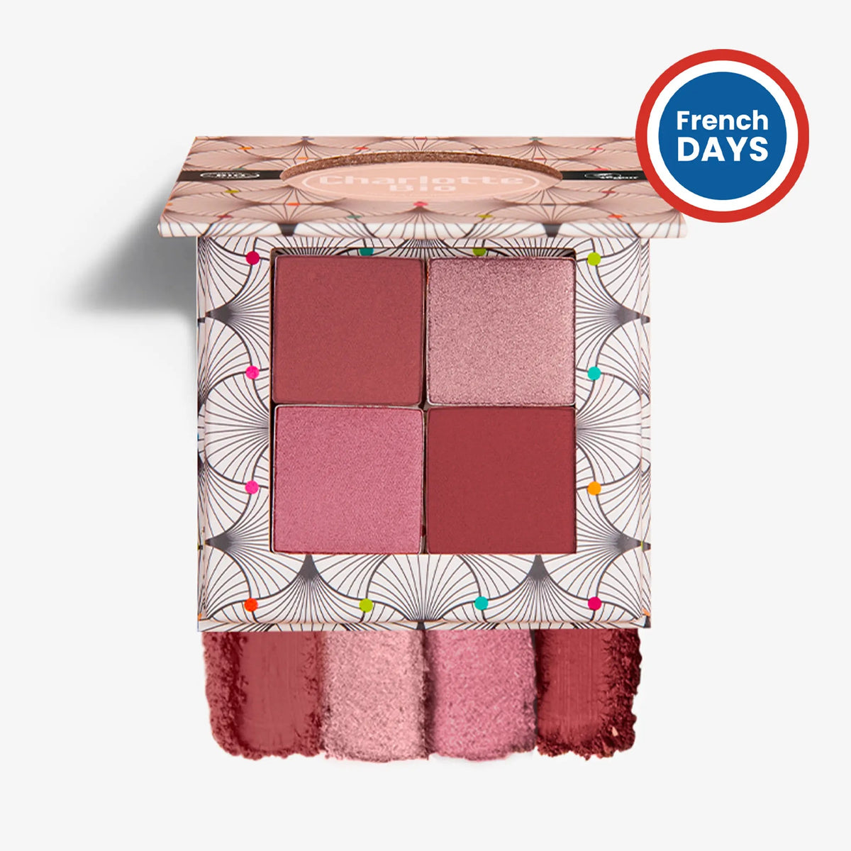 3701399704469 - Palette de 4 fards à paupières BIO - Girly - Charlotte Bio