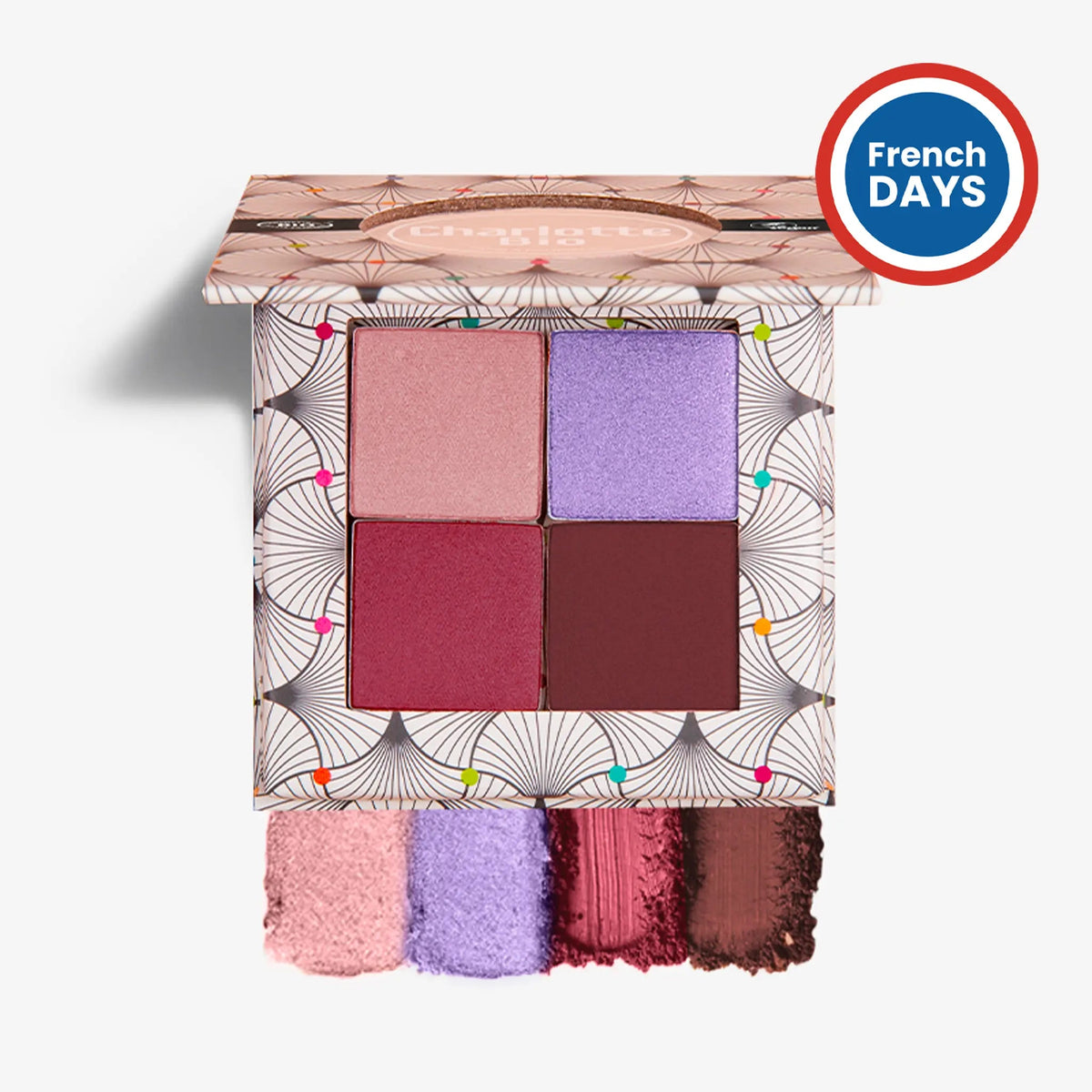 3701399704452 - Palette de 4 fards à paupières BIO - Luxury - Charlotte Bio