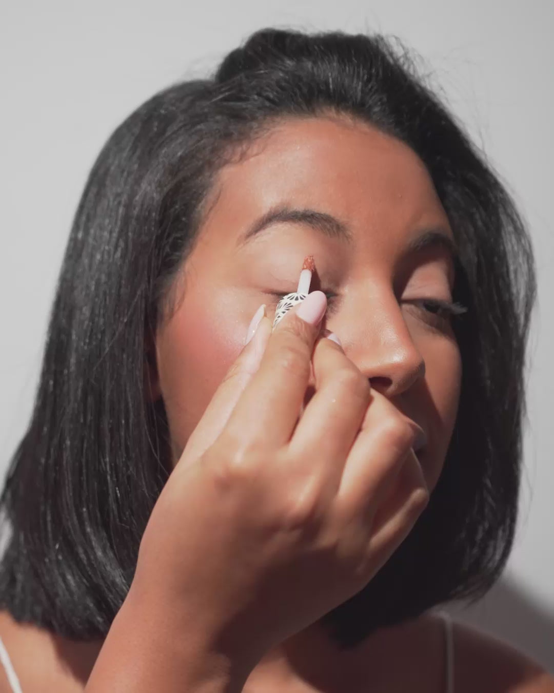 Trio ombres à paupières - or, marron et cuivre