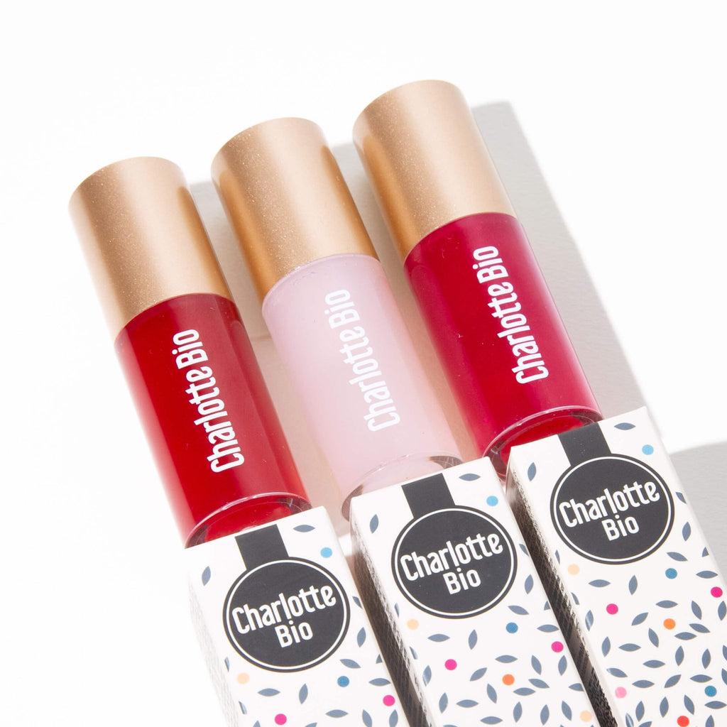 2025 - 32 - 3 - Trio lèvres : crayon, rouge à lèvres et huile à lèvres - Charlotte Bio